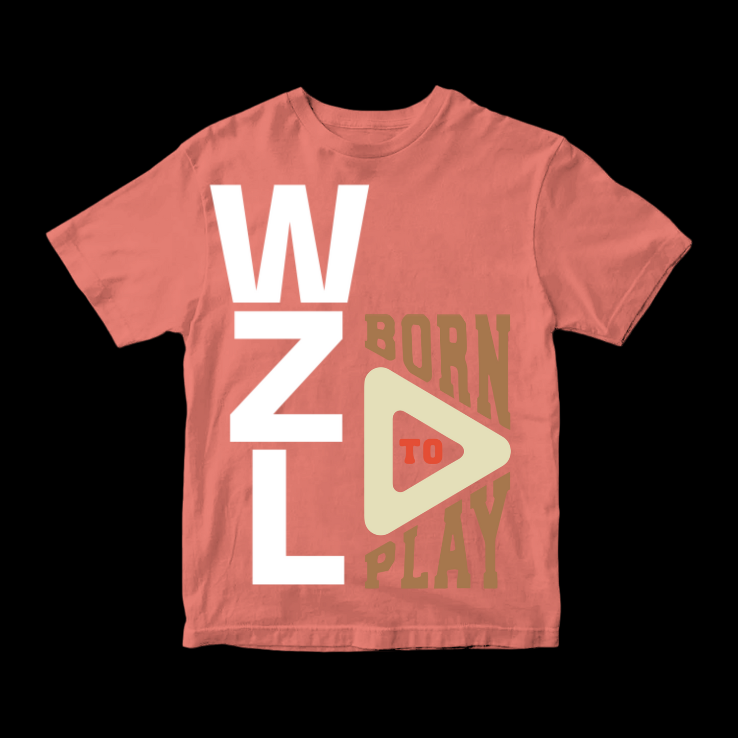 Wzl born to play T-shirt