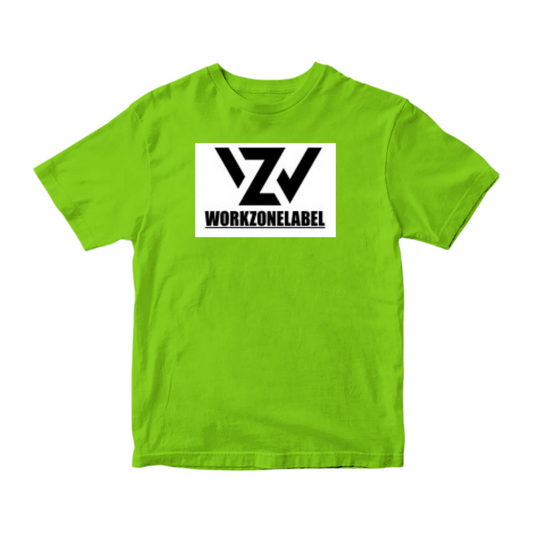 Wzl workzonelabel medium size logo Relax fit short sleeve t-shirt