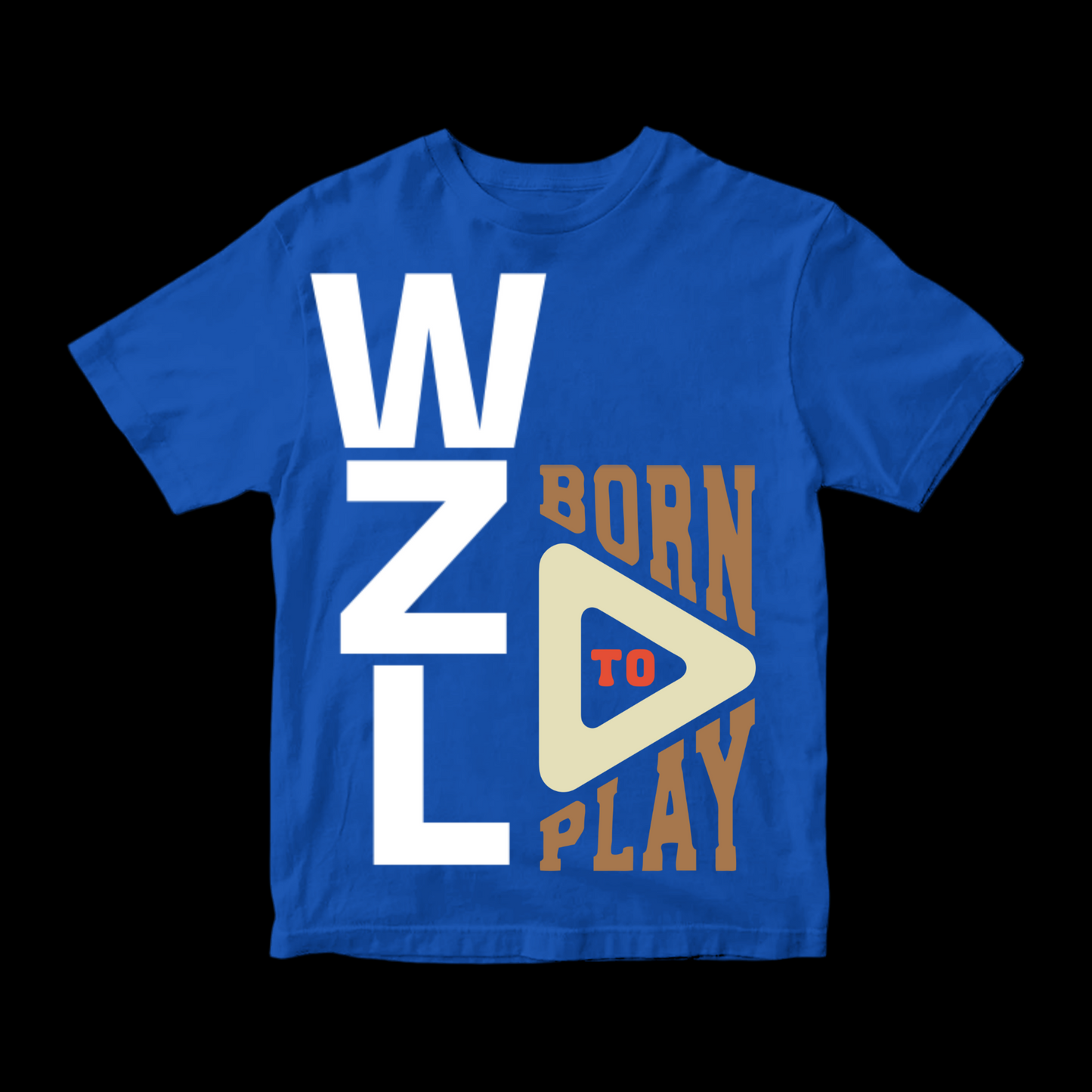 Wzl born to play T-shirt